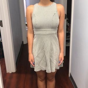 Urban Outfitters White and black tee dress